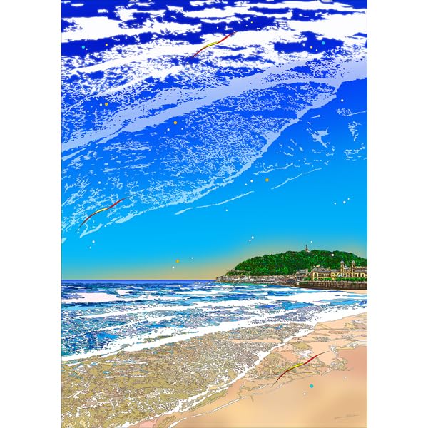 Amazon.co.jp: 鈴木英人 版画「ラ・コンチャビーチの波雲」2025年