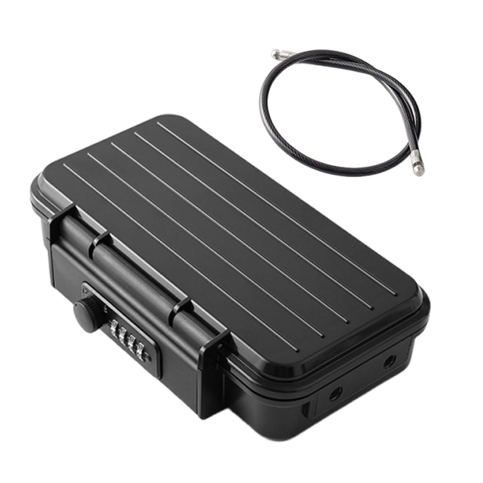 Coffre-fort Portable Abs Étanche Antichoc Boîte de Sécurité Compacte pour Voyage Plage et Hôtel Protection Contre le Vol pour Petits Objets