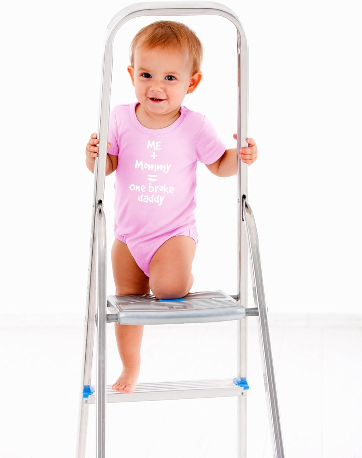 AW Fashions Me + Mommy = One Broke Daddy Baby Bodysuit Cute Newborn Outfit Infant Girl Clothes Boy Romper - Image 3