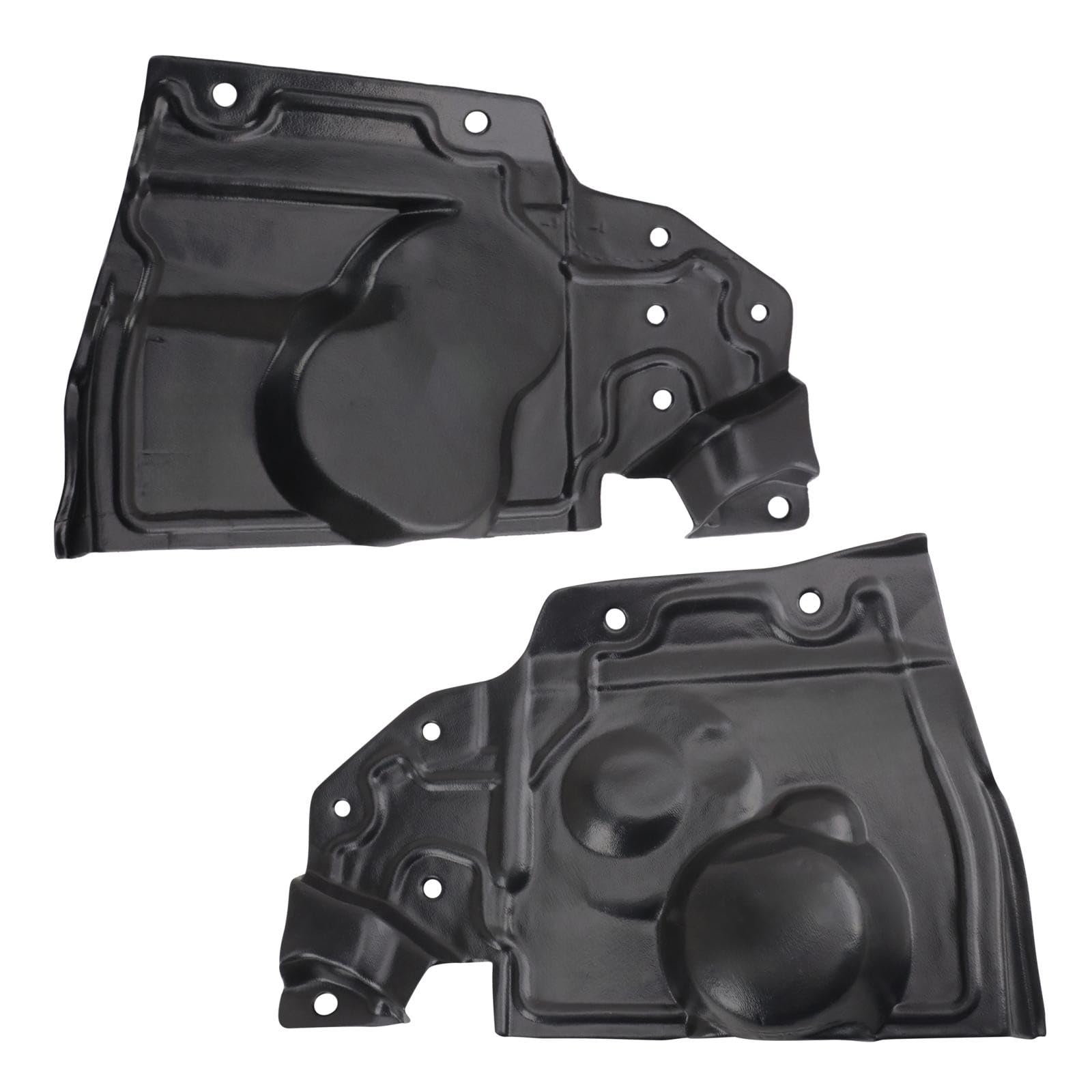 TRQ Engine Splash Shield Driver &amp; Passenger Side Compatible with 2008-2012 Nissan Rogue NI1228155 NI1228156