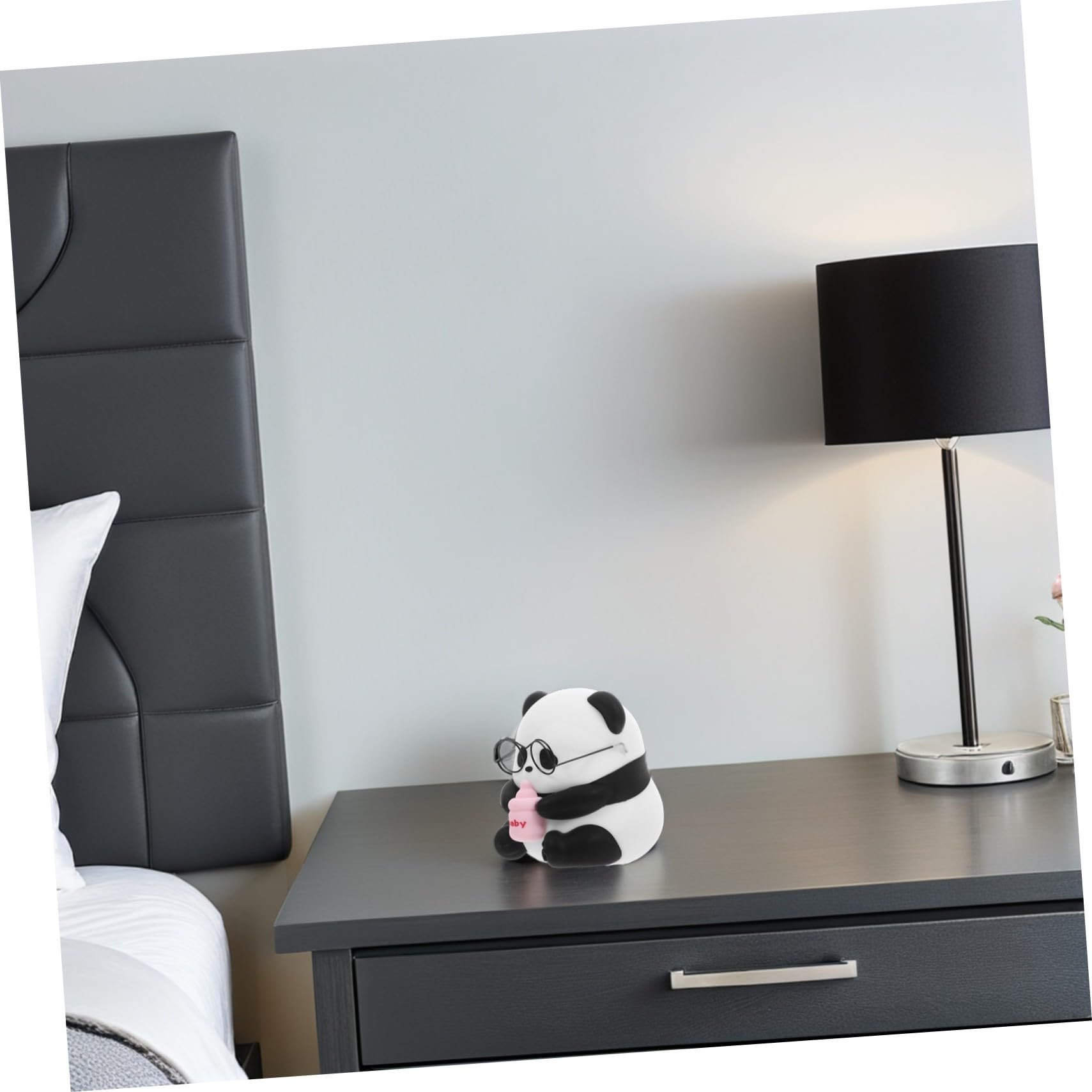 Operitacx Lámpara Nocturna Recargable de Silicona con Forma de Panda Luz Luz LED para Dormitorio Infantil y Habitación de Bebés