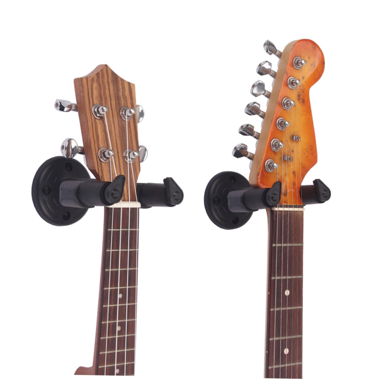 BESPORTBLE Guitar Hanger Hook for Wall Mount Sturdy Holder for Guitars Bass Ukulele Mandolin Banjo Includes Mounting Screws Durable Design for All Instrument Headstocks
