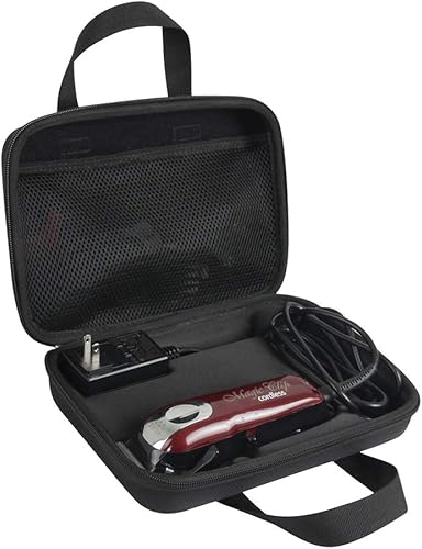 Organizador de almacenamiento Estuche rígido de EVA compatible con Wahl Professional 5-Star Clip mágico inalámbrico #8148/#8504 con cortador de pelo