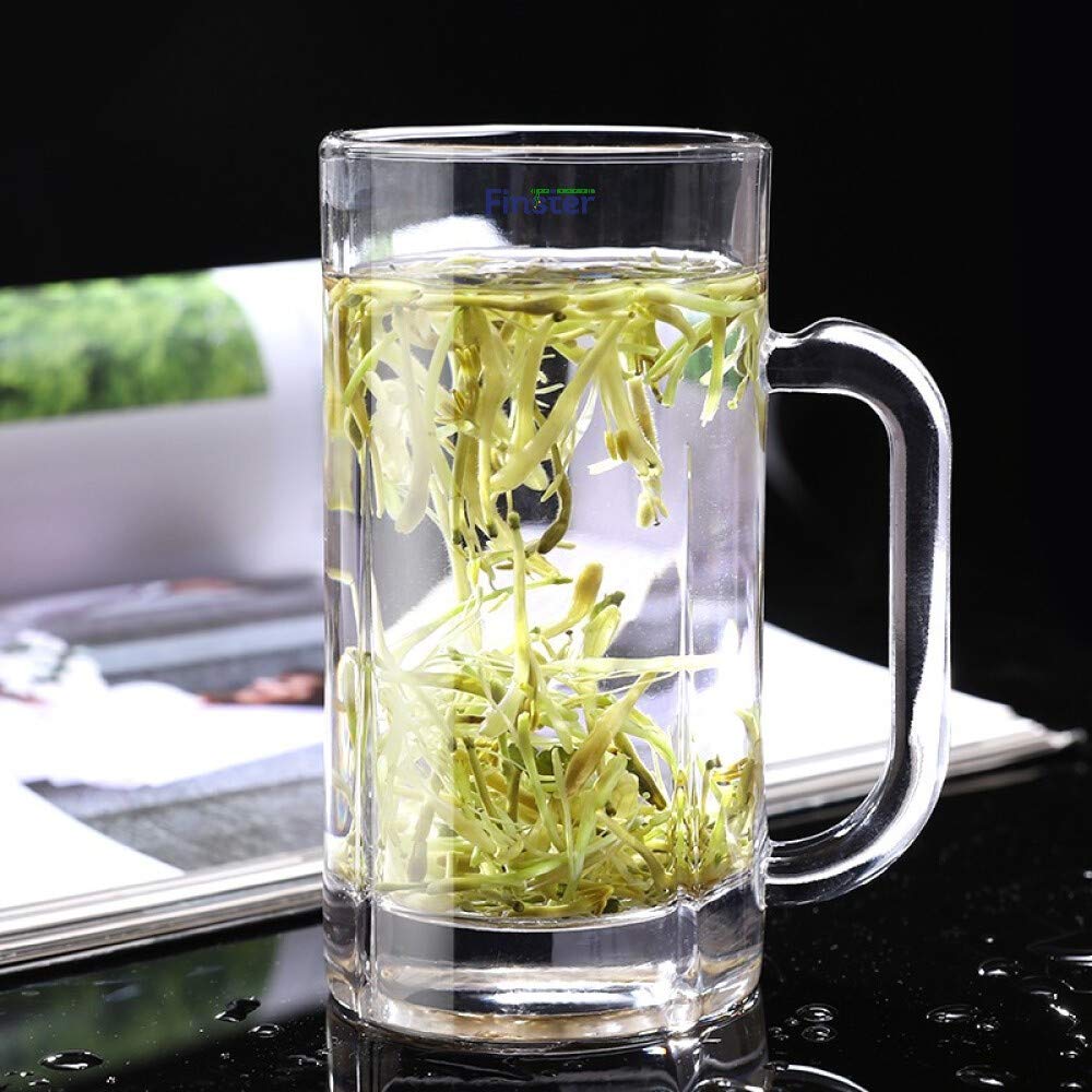 FINSTER Crystal Beer Mug Set of 12 Imported with Handle 400ml (Fancy Beer Mugs for Husband) - Image 2 thumbnail