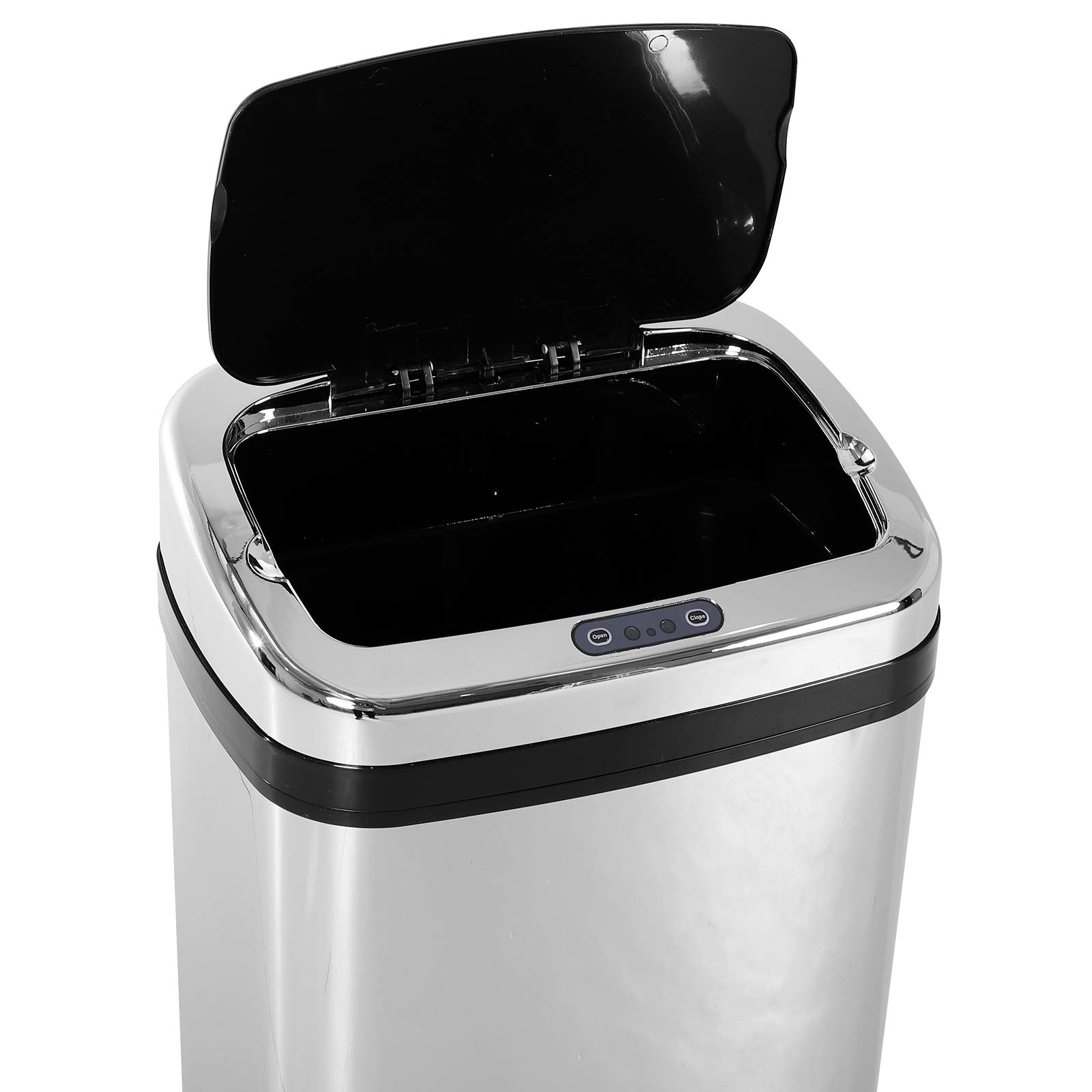 Poubelle Automatique Avec Capteur 30L - Ouverture Sans Contact - Acier Inoxydable - Silencieuse - Pour Cuisine, Bureau