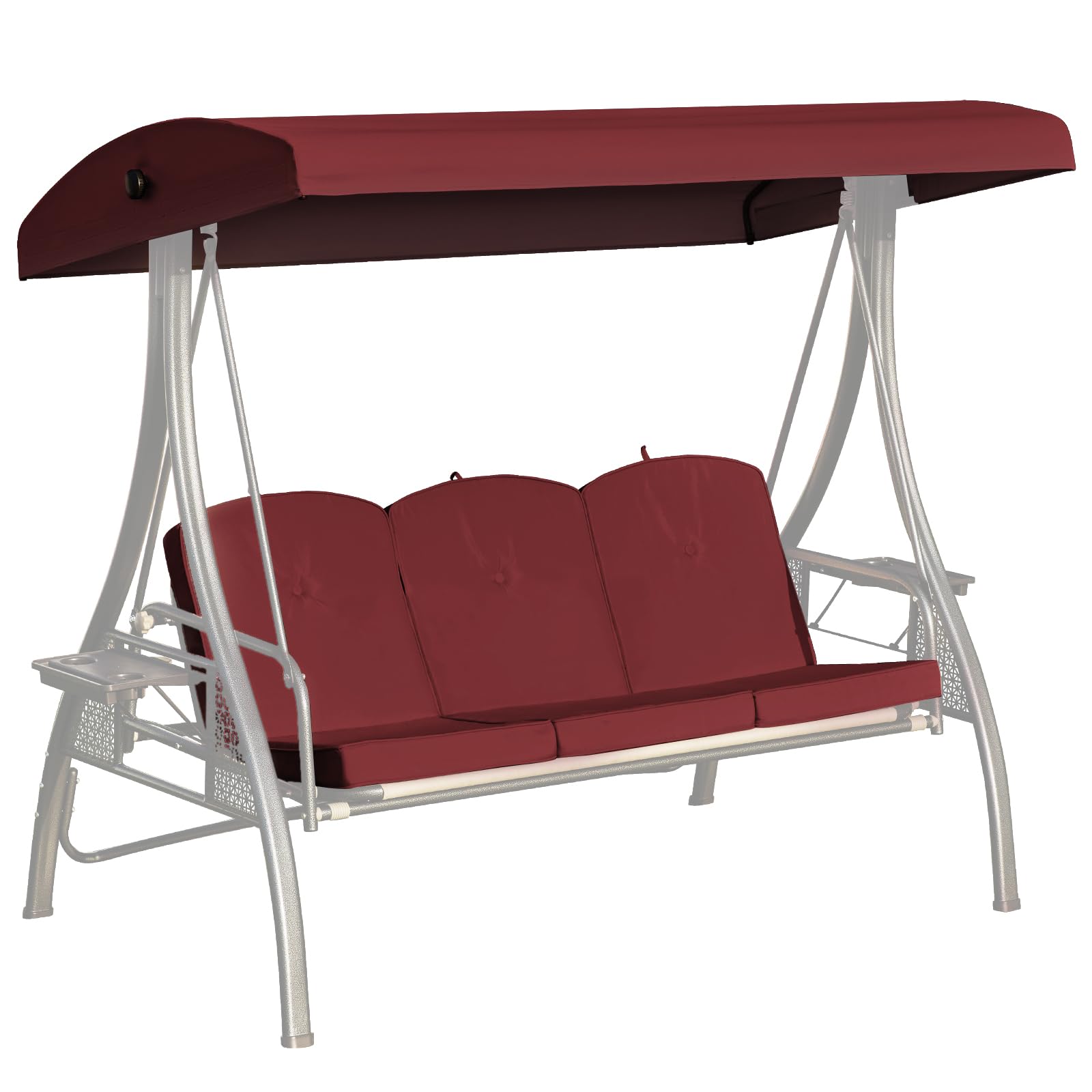 Photo 1 of Oungelark Outdoor Porch Swing Cushions with Canopy