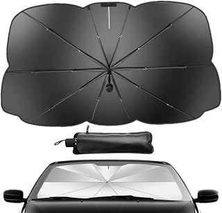 Car Glass Sunshade, Car Glass Sunshade Front Window Shades UV Heat | Car Windshield Sun Shade Umbrella Block UV Heat Protect Interior Car Kid Accessories For Auto Sedan SUVs Windshield