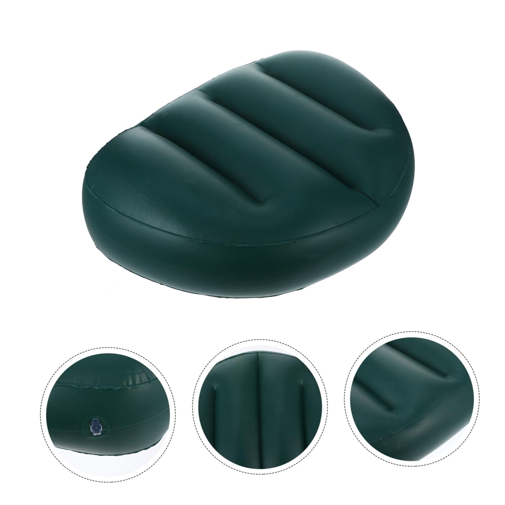 OHPHCALL Boating Seat Cushion Inflatable Kayak Pad Portable Pillow PVC Material for Fishing and Camping