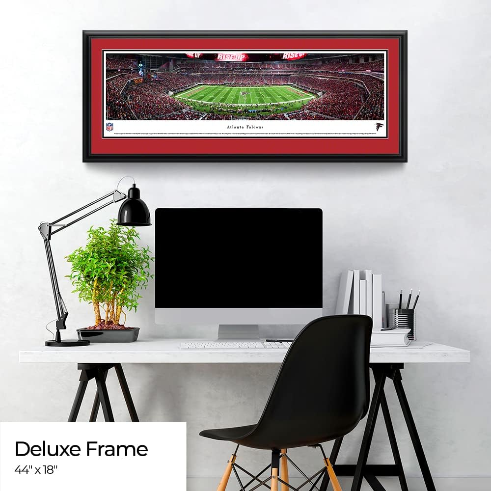 Atlanta Falcons, 1st Game at MB Stadium - NFL Panoramic Poster and Wall Décor by Blakeway Panoramas