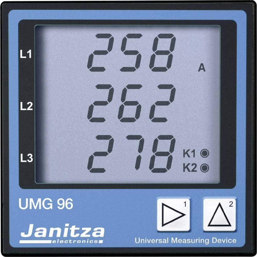 Janitza 52.09.001 5209001 UMG 96 Four-Conductor Universal Meter Voltage: L-N 196-275 L 340-475 VAC 45