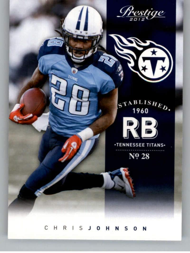 2012 Panini Prestige #192 Chris Johnson - Tennessee Titans Thumbnail