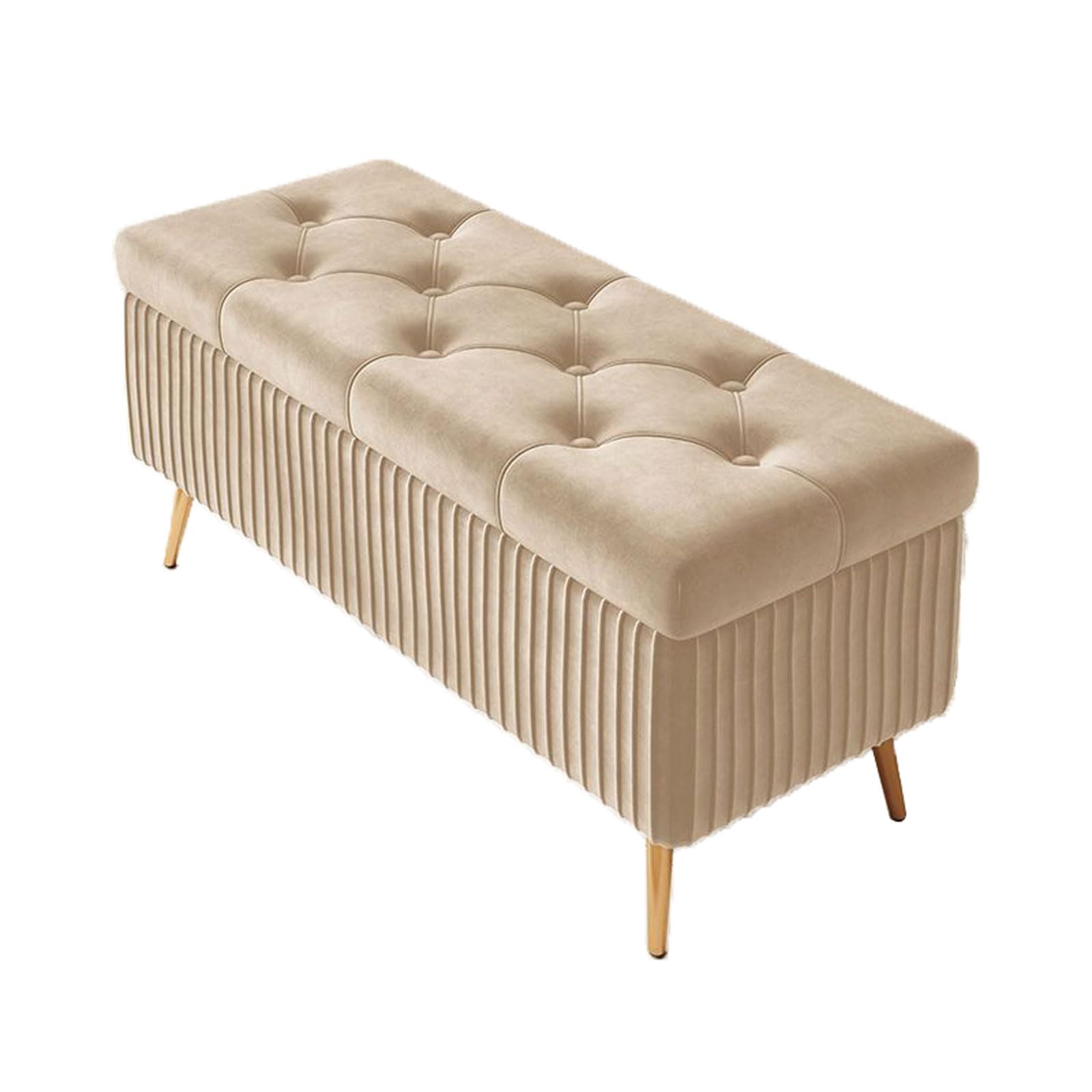 Banc ottoman de rangement compact pour sublimer l'entrée et la chambre à coucher