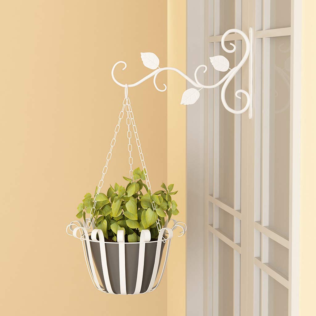 2 Stück Wandhaken Aus Eisen Im Europäischen Stil – Schöne Blumenhalter Für Garten & Wohnzimmer