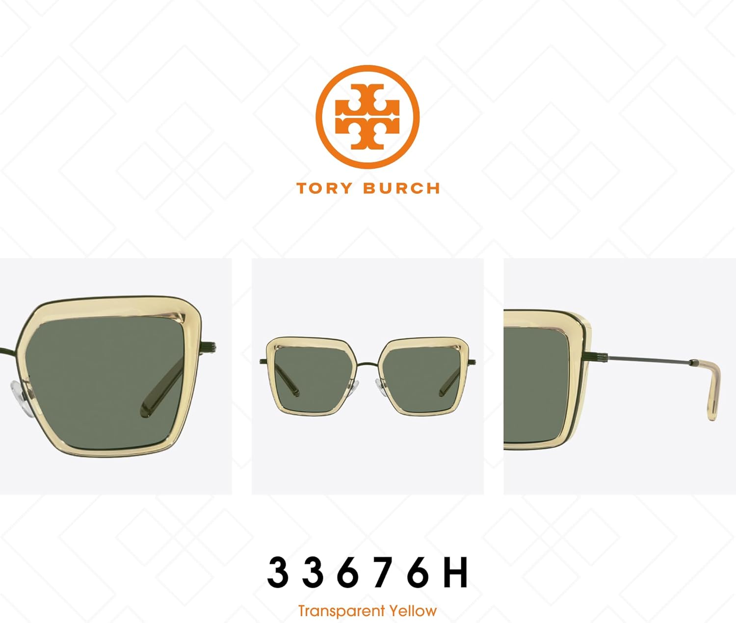 Tory Burch TY6099 Square Sunglasses with Plastic Lenses for Women +BUNDLE with ACCESSORY EYEWEAR KIT - Image 6