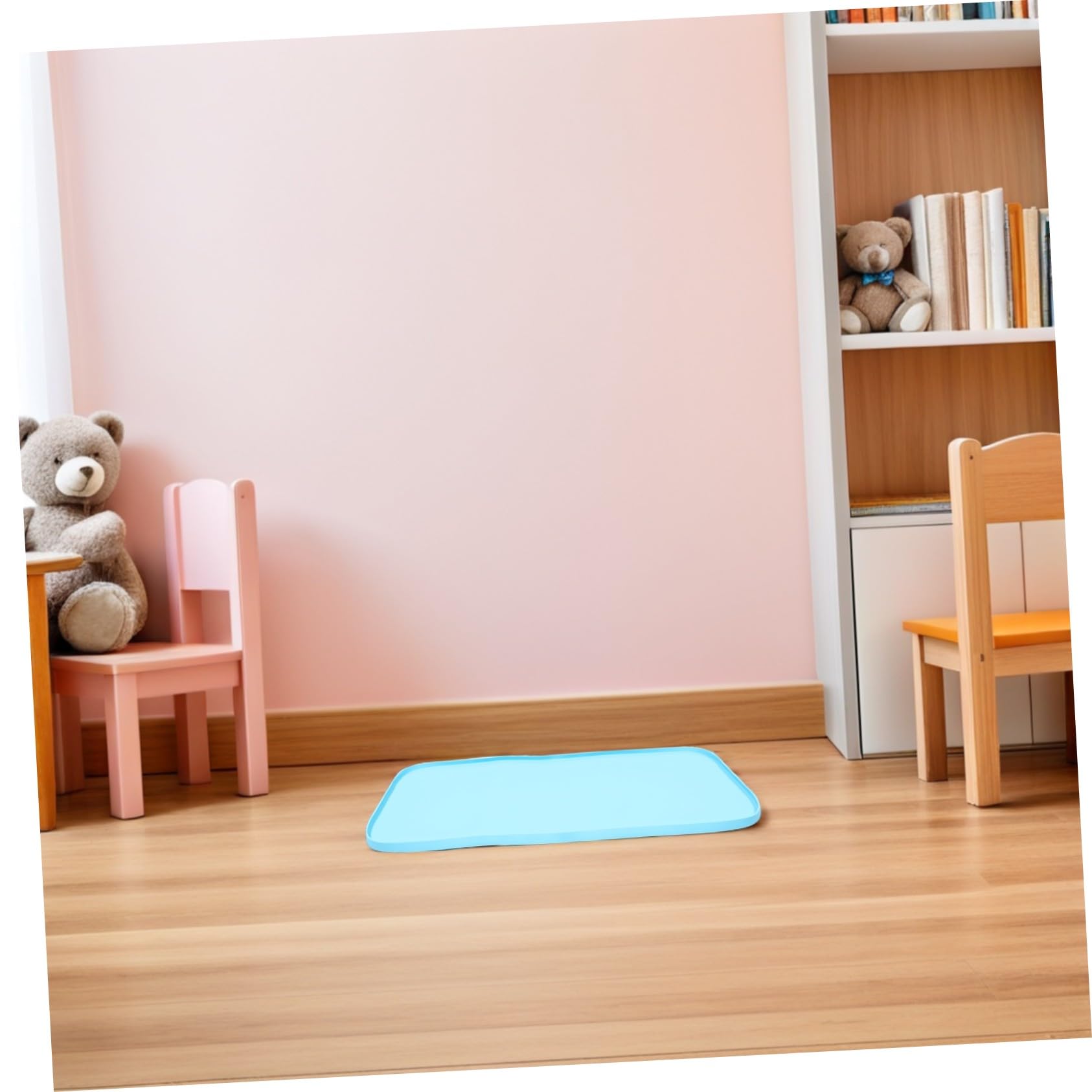 Operitacx Silikonmatte Für Bastelarbeiten Wasserkritzelmatte Malunterlage Aquarellblock Für Kleinkinder Wiederverwendbare Kritzelmatte Antihaftbeschichtete Wiederverwendbarer Zeichenblock Kr