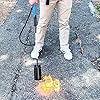 Flame King Propane Torch Kit Heavy Duty Weed Burner, 500,000 BTU with Flint Striker, with 10-ft Hose Regulator Assembly