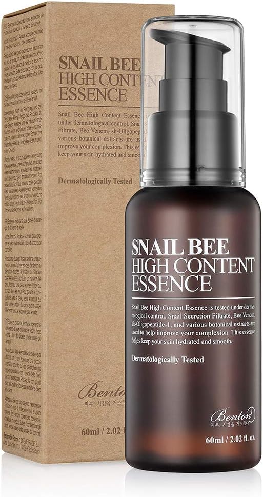 Benton Snail Bee High content Essence, Snail Mucin Essence, Snail Mucin Serum for Hydrating, Snail Bee 65, 100 ml (Pack of 1)