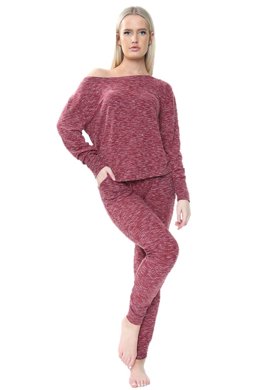 Total Savage Ladies Ex Asos Pyjama Set Womens PJs Long Sleeve Curve Nightwear Lounge Set Plus Size