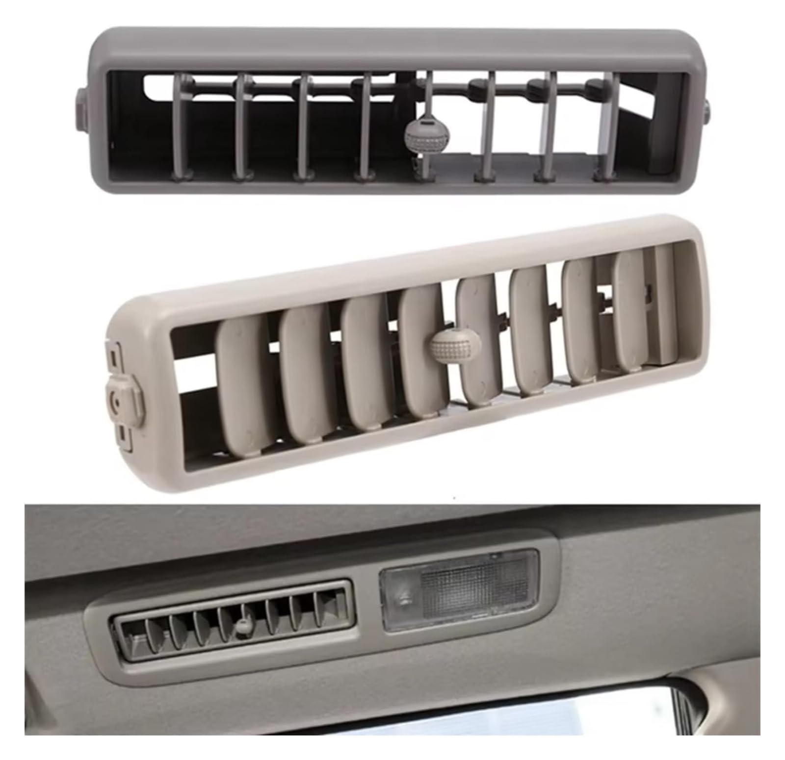 Déflecteur Ventilation Pour Mitsubishi Pour Pajero V93 V97 4X Couvercle De Panneau A/C Beige Pour Toit Voiture