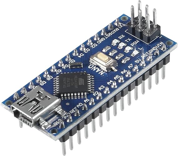 4Pcs for Nano V3.0 ATmega328P Module CH340G 5V 16M Mini USB Micro Controller Development Board with PIN Headers(Without USB Cable)