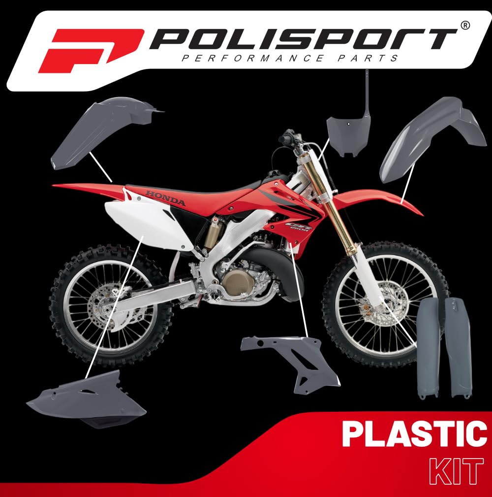 Amazon.com: Polisport Motocross (MX) Restyling Kit for Honda CR