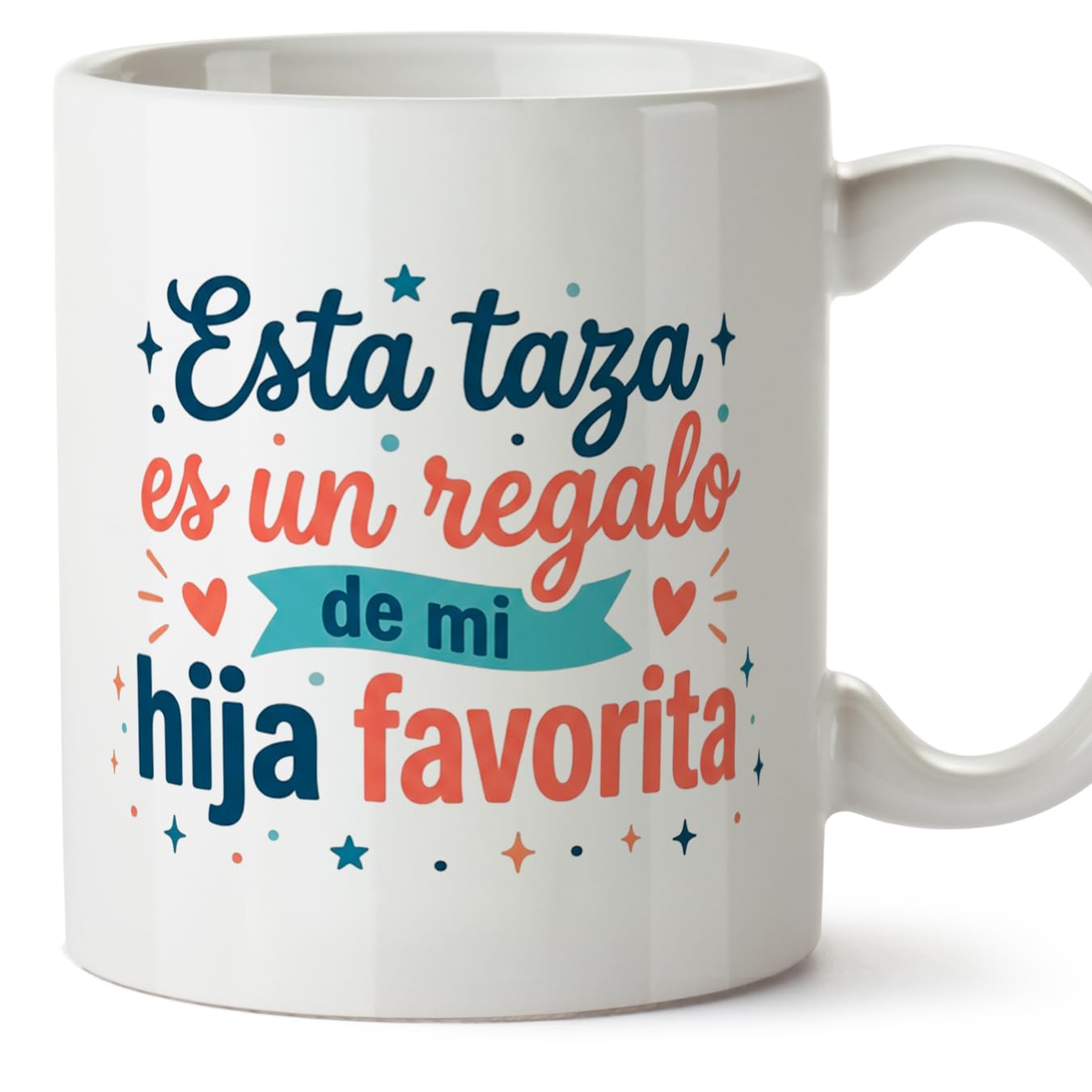 MUGFFINS Taza mamá con frase Para la mejor mamá del mundo en Español | regalo madre | 330 Ml 11 oz | Idea original para regalar | progenitores v3 — view 73