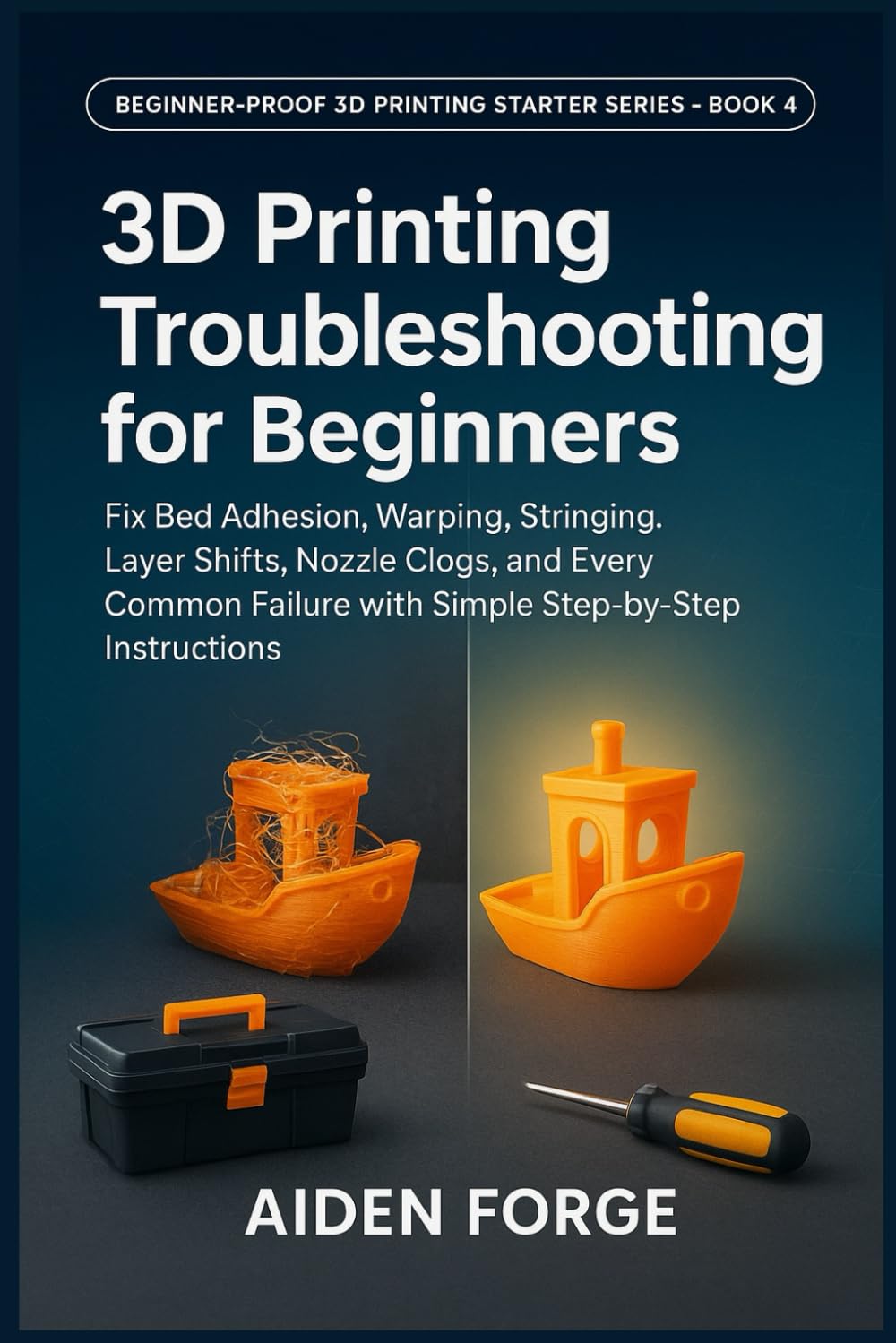 3D Printing Troubleshooting for Beginners: Fix Bed Adhesion, Warping, Stringing, Layer Shifts, Nozzle Clogs, and Every Common Failure with Simple ... (Beginner-Proof 3D Printing Starter Series)