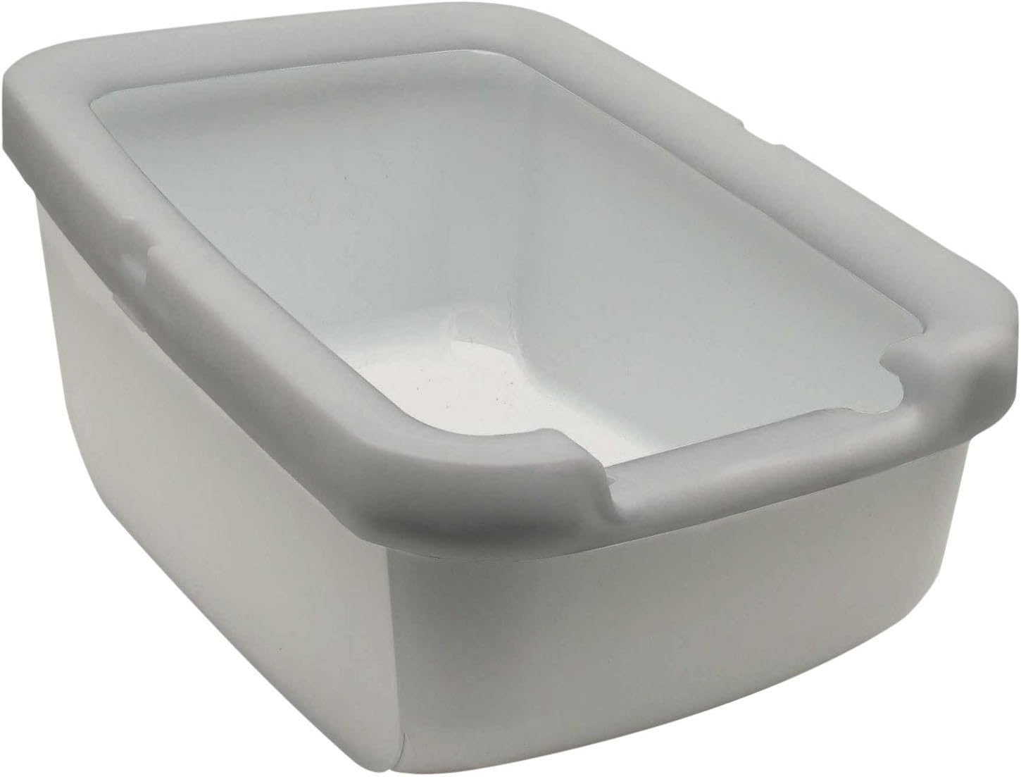 Catit Cat Litter Pan with Rim, Taupe 2-Pack