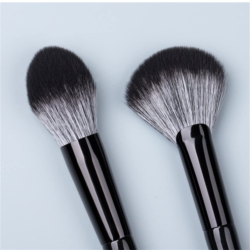 Cosmetic Brush- Black Silver Series Hair Soft Brushes-Beginner And Professional Beauty Tool-Make Up Pen