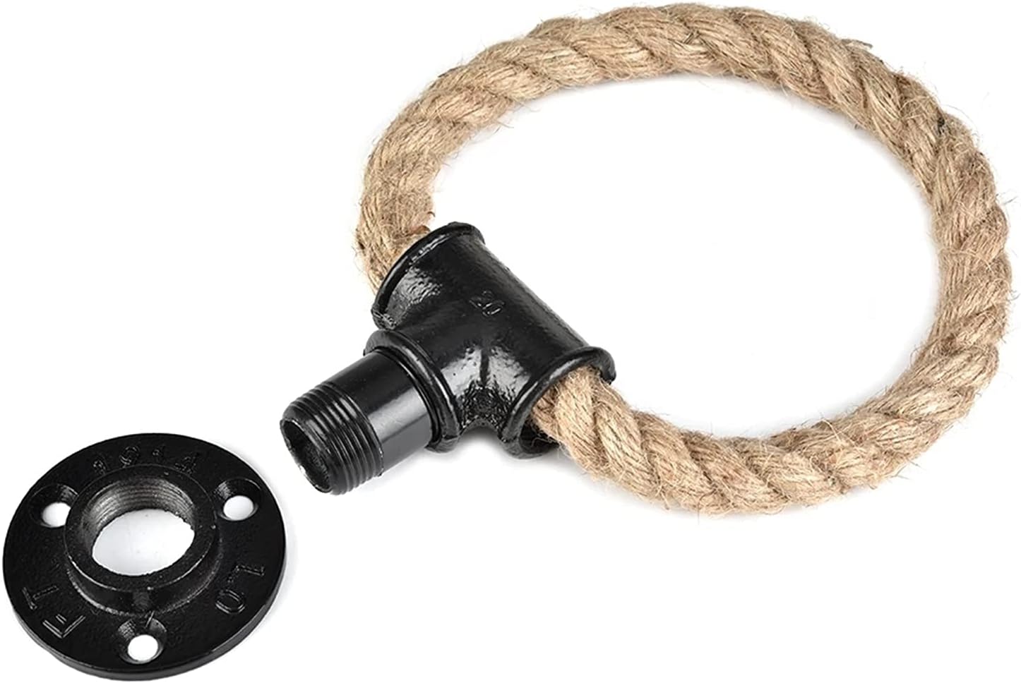 Towel Ring Rope Towel Ring Wall-Mounted Hand for Bath, Kitchen, Hotel