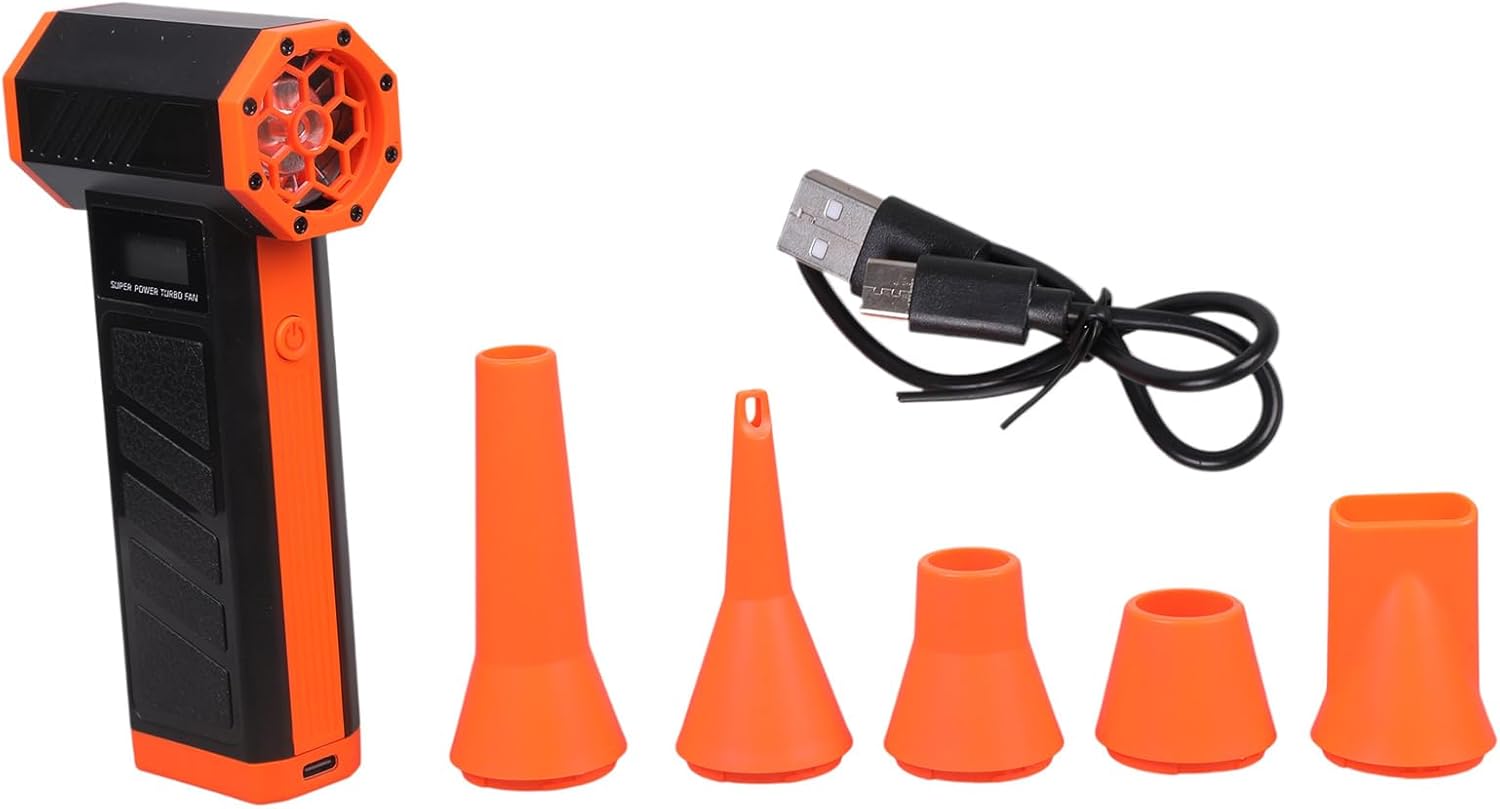 Dry Blower 130000RPM Air Fan Cordless Fan Dry for Car Camping Rechargeable Blower