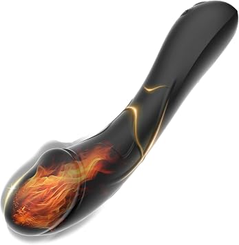 Heating Handheld Vibrating Massager -Clitioral Sucker Silent Couples 10 High Frequency Black Vibratorsmassager Electronic for Foot Or Neck Waterproo Personal for Adult Tools Relaxation 0323R2 Black