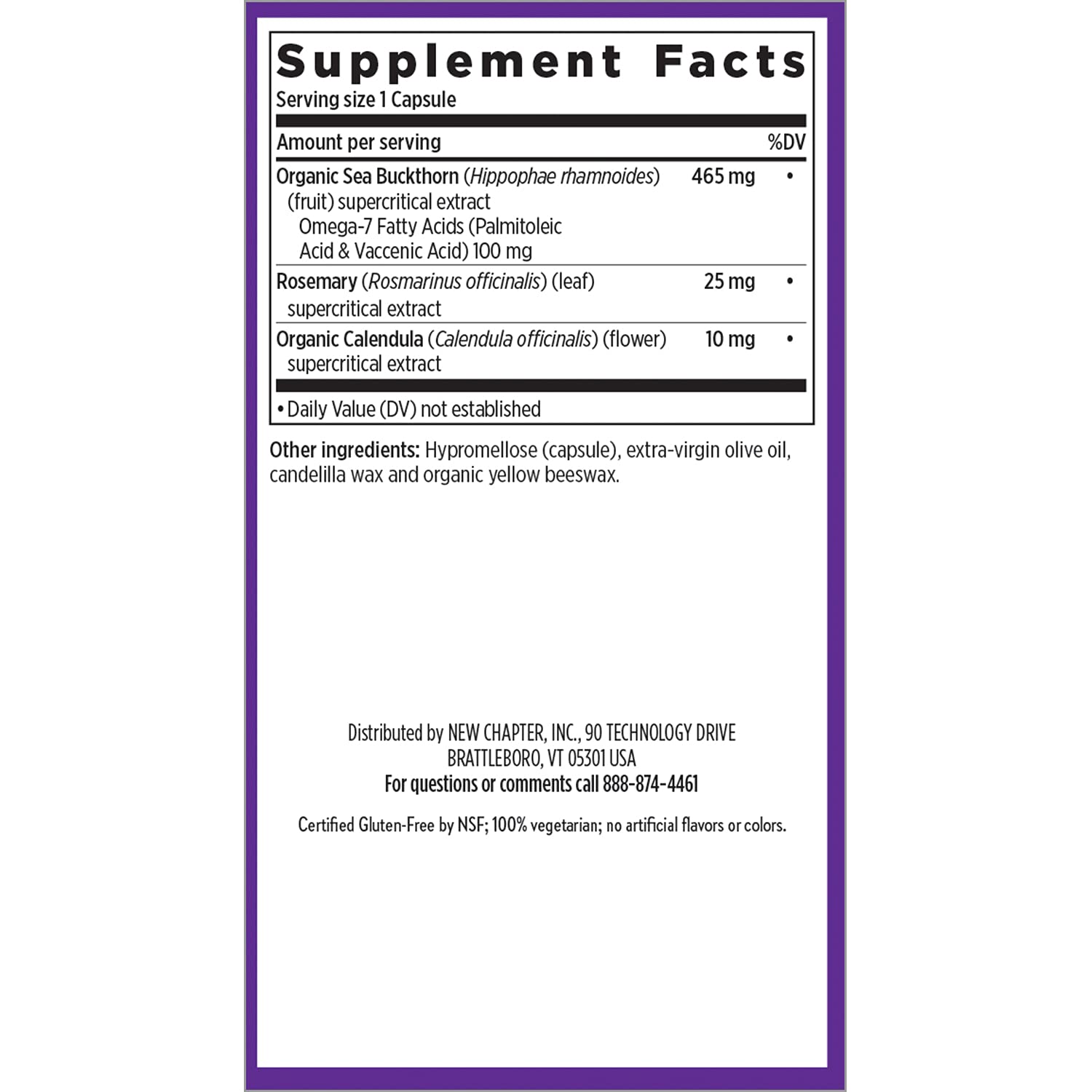 New Chapter Omega 7, Sea Buckthorn Blend, 60 Count — Amazon image 6