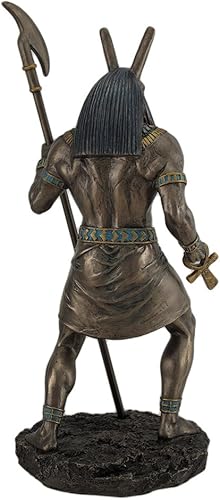 Miniatura 4 de Veronese Design Antiguo Egipcio Conjunto El Dios Destructor del Caos Estatua Acabado Bronce