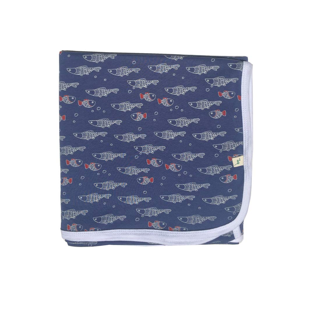 Tiny twig Baby Little Fish AOP Blanket