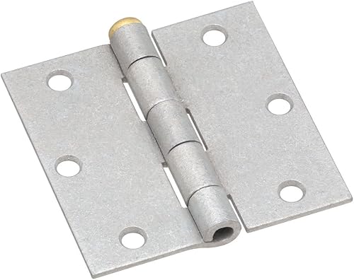 National Hardware N208-843 V504 Bisagras anchas de pasador extraĂble en galvanizado, paquete de 2, 3-12 pulgadas National Hardware N208-843 V504 Bisagras anchas de pasador extraĂble en galvanizado, paquete de 2, 3-12 pulgadas