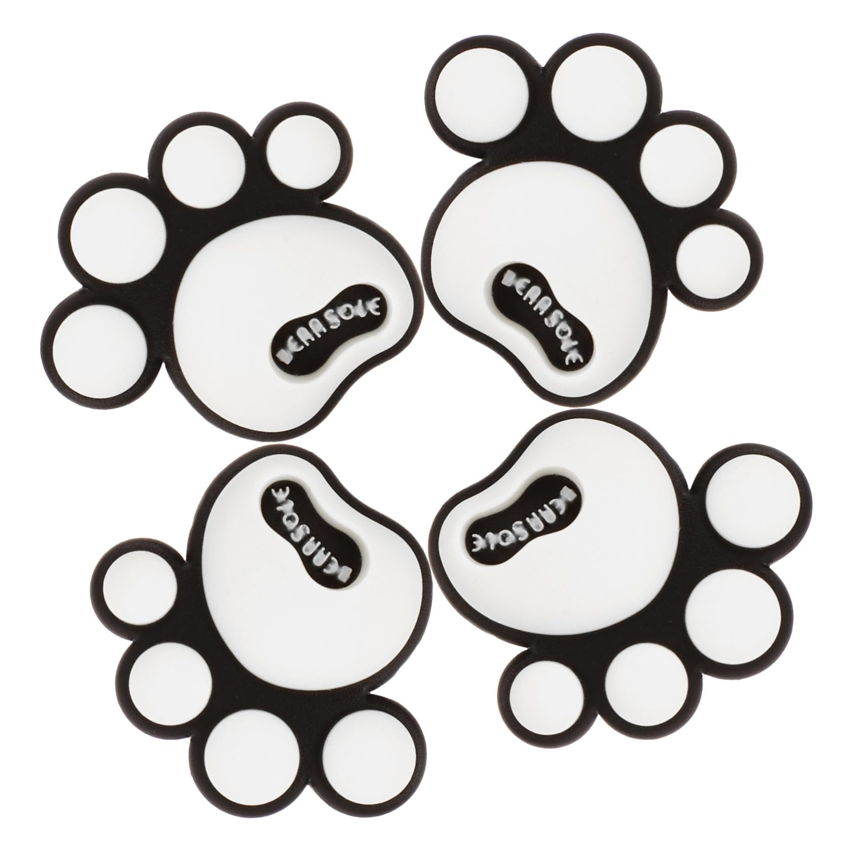 CLISPEED4pcs Ski Stickers Snowboard Anti Slip Accessory Silicone Snowboard Stomp Pad Ski Stomp Pad Spike Stomp Snowboard Grip Sticker Stomp Mat Pad White Ski Board Surfboard Silica Gel