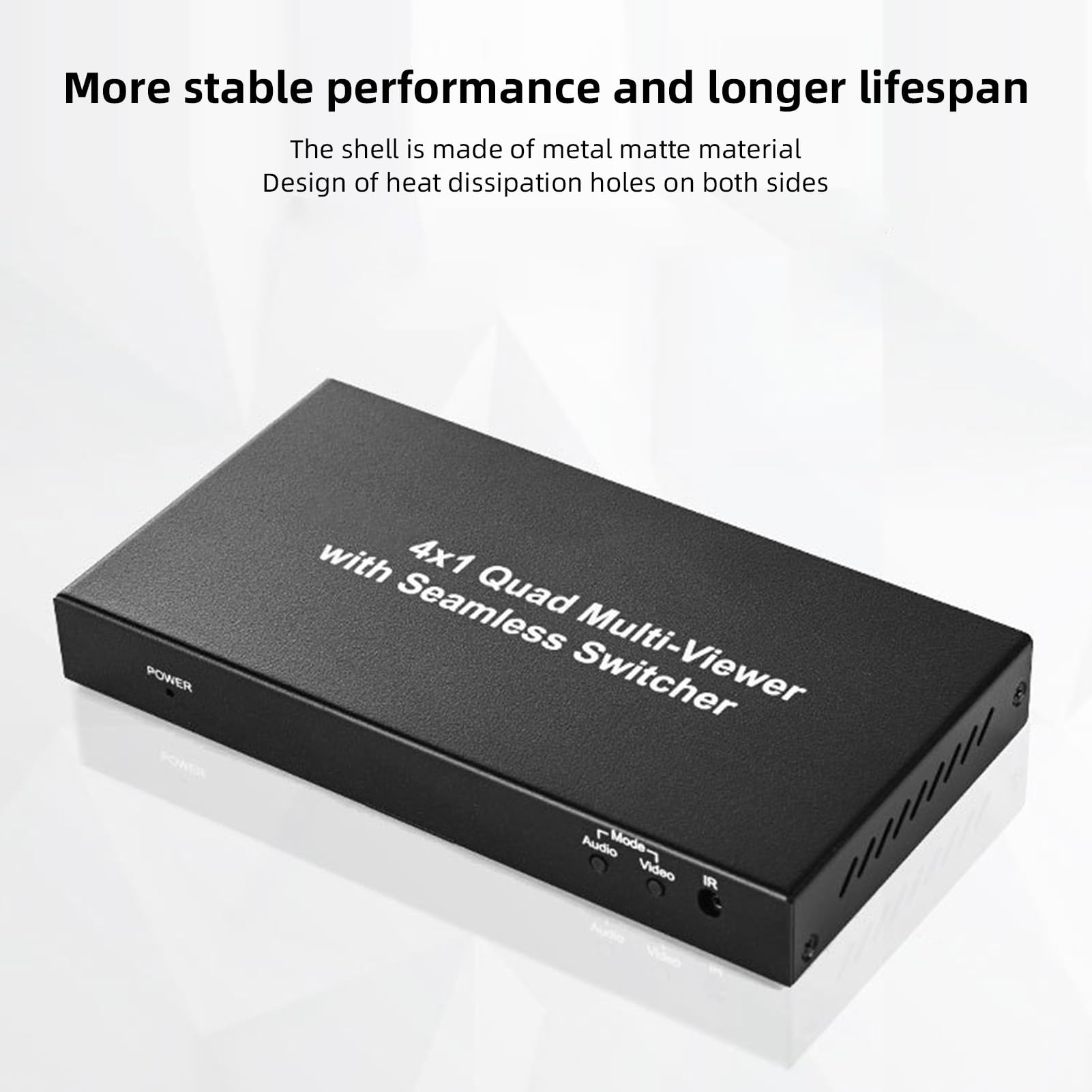 Pongnas HD Multimedia Interface Multiviewer 4x1, Quad Multi Viewer,