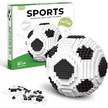 Football Building Blocks, 735 PCS Classic Football Mini Buildings Block, Micro Soccer Buildings Blocks Set, 3D Model Interlocking Block, Stress Relief Game and Birthday Gifts
