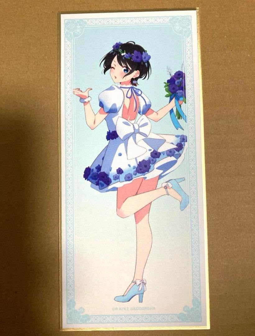 Amazon.co.jp: 彼女、お借りします かのかり 花びらドレス 色紙 更科 
