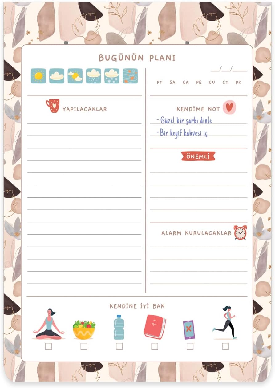 Keskin Color A5 Diary Planner Block - Gravel
