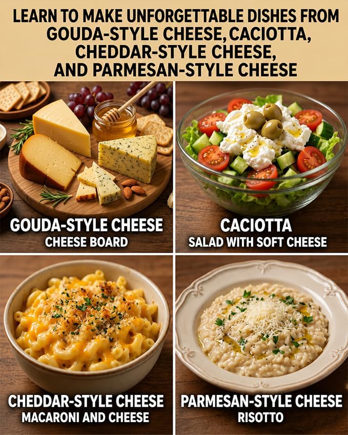 Gouda Hard Cheese making Mold Large For Press Cow Goat Milk Cheesemaking Cow Goat Milk Cheese making kits and supplies Cheese kitchen Tools