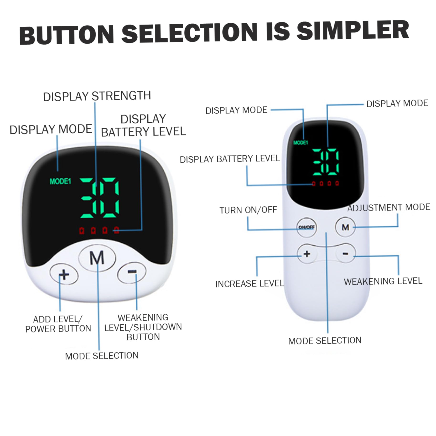 Stimolatore muscolare ABS indossabile per allenatore di testa con 10 modalità