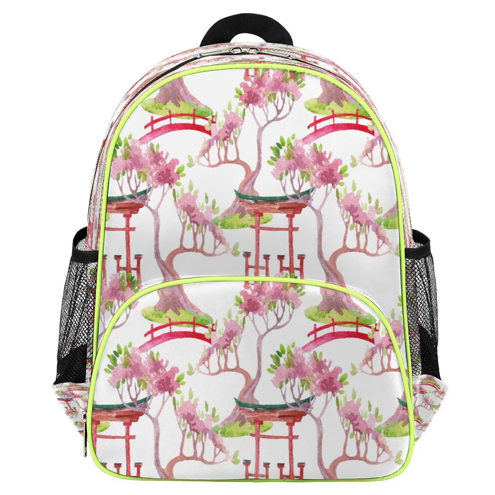 Sac à dos pour tout-petit TropicalLife à fleurs japonaises pour rassurer et égayer l'école