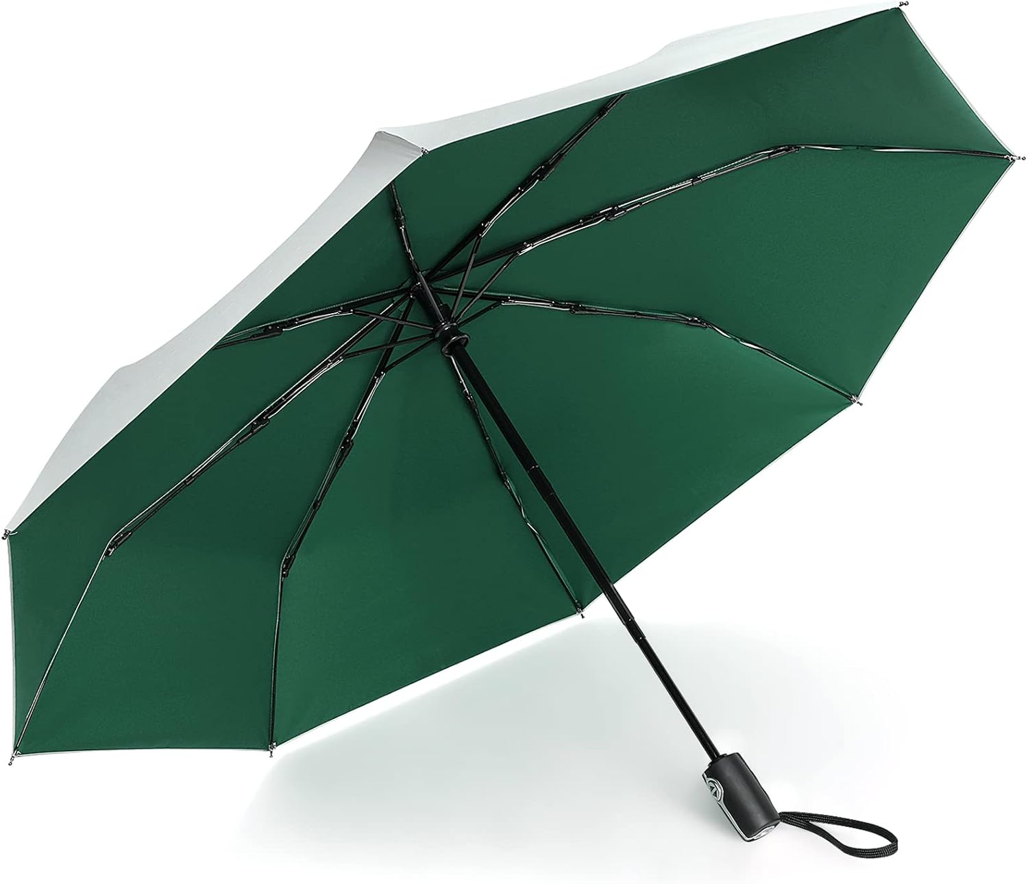 G4Free UPF 50+ UV Protection Large Travel Umbrella 46 Inch Auto Open Close Windproof Sun Blocking Umbrella