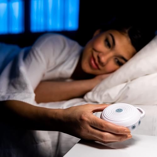 Miniatura 10 de Marpac - Máquina Rohm portátil de ruido blanco para viajar y sueño yóguico, 3RUS1WTBU, Máquina de sonido, 1