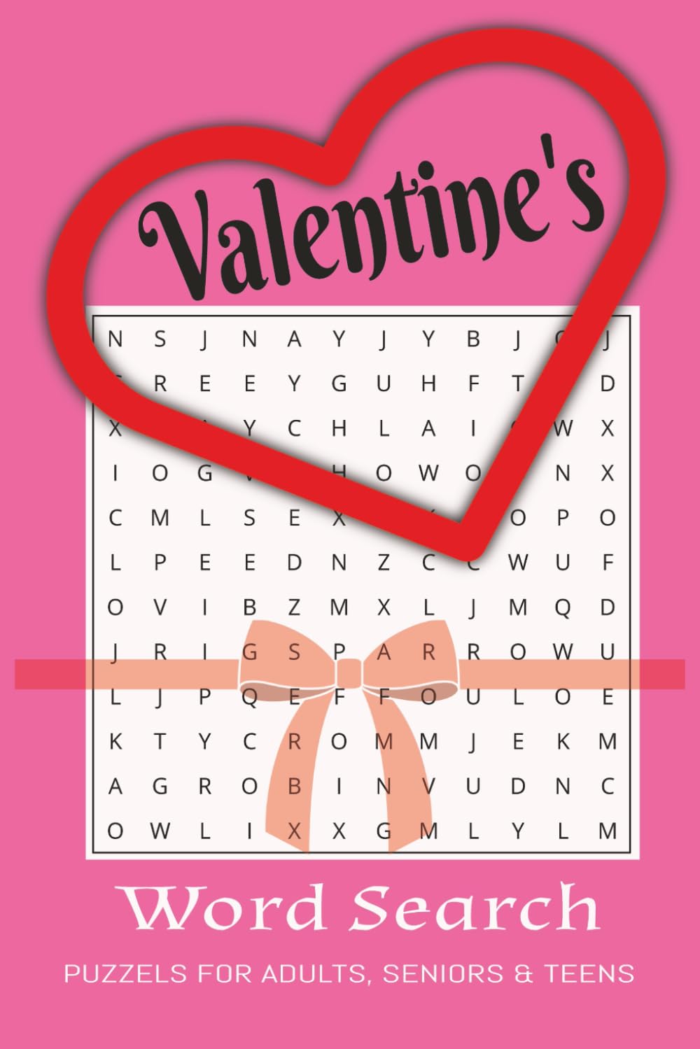 Valentine's Word Search Book: For Puzzle Lovers: for anyone who Loves Puzzles, Valentine's, and More| 6x9 inches, 80 pages| 40 Puzzles| Gift for Vacations, Holidays, and Free Times