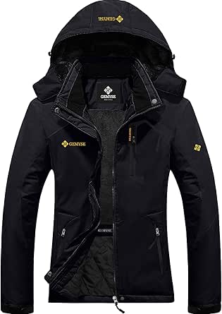 GEMYSE Wasserdichte Berg-Skijacke Für Frauen Winddichte Fleece Outdoor Winterjacke Mit Kapuze 2 GEMYSE Wasserdichte Berg-Skijacke Für Frauen Winddichte Fleece Outdoor Winterjacke Mit Kapuze 2