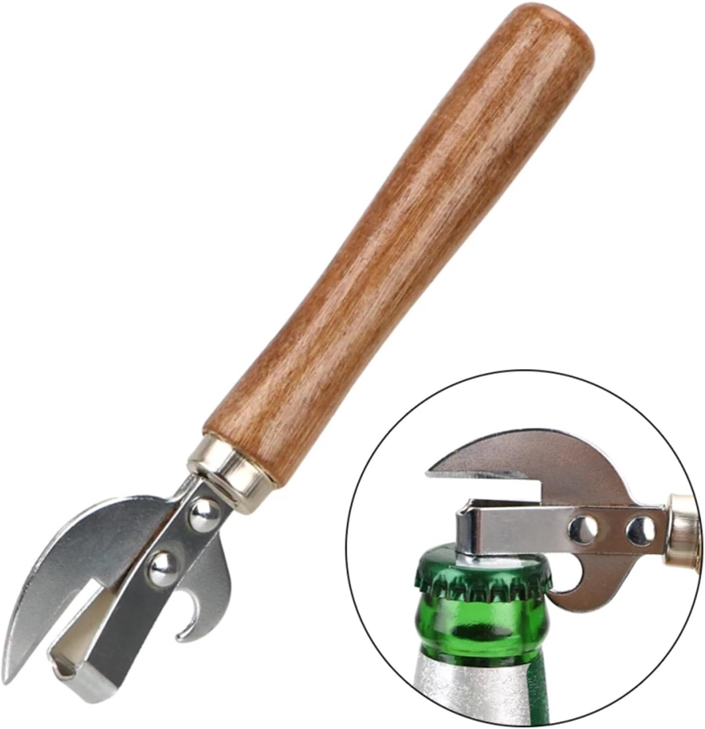 Bottle Opener Beer Opener Kitchen Tools Safety Hand-actuated Lid Remover Opener Knife Can Opener