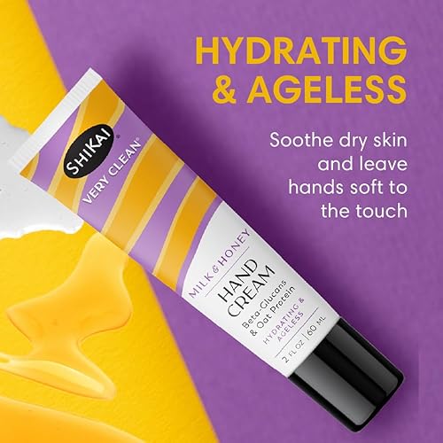 Miniatura 2 de ShiKai Crema de manos hidratante muy limpia (leche y miel, 2 onzas) | Loción hidratante para piel seca | Para manos nutridas e hidratadas